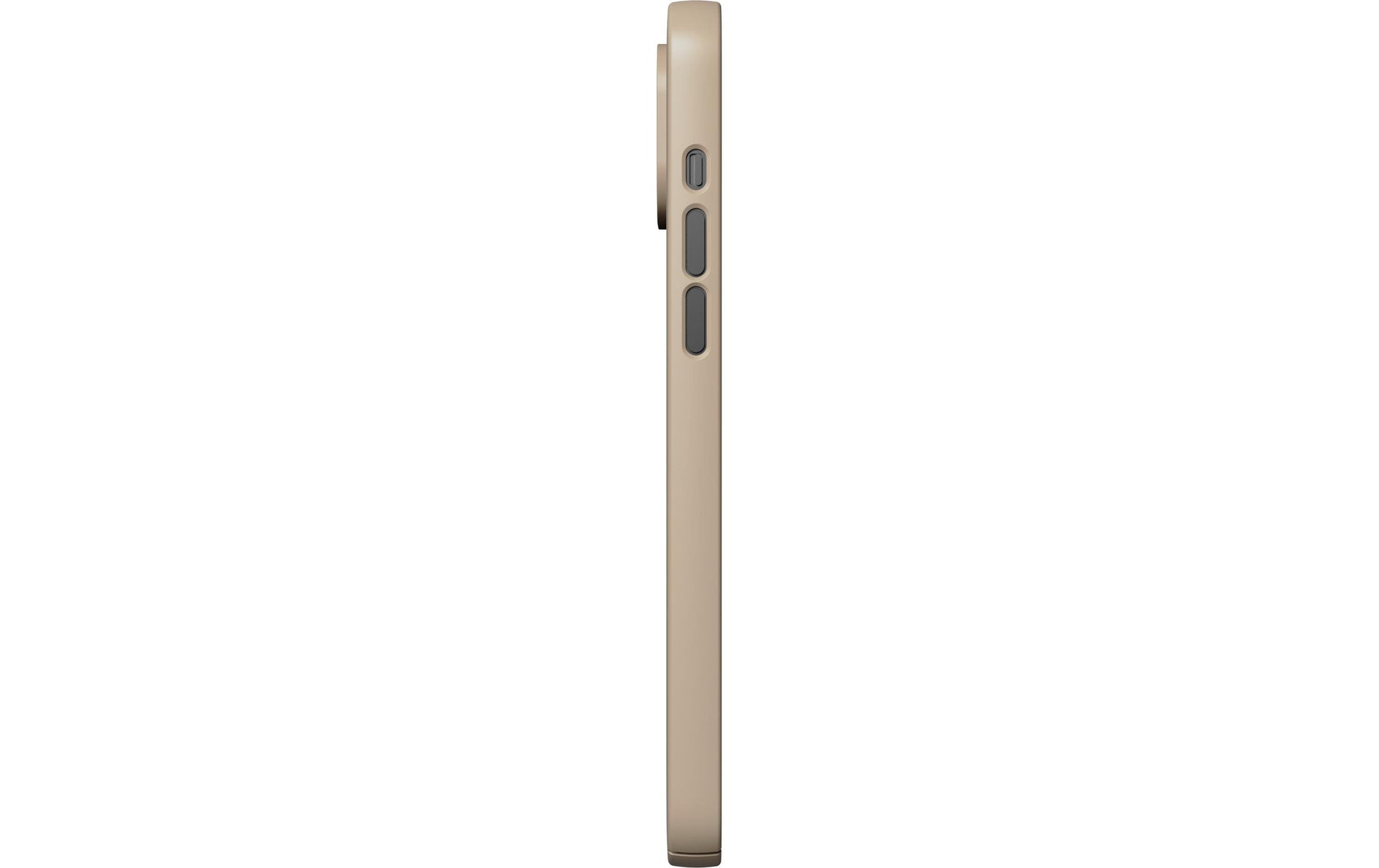 Nudient – Backcover – für Apple iPhone 14 Plus, MagSafe, Mikrofaser+Recycelter Kunststoff, Clay Beige