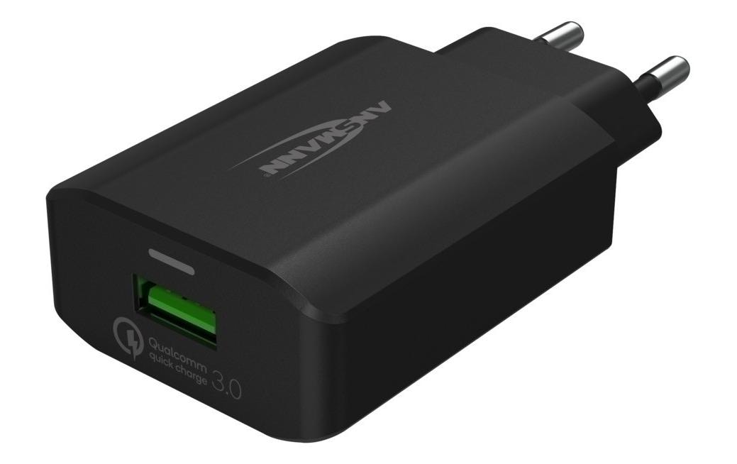 Ansmann HC218PD USB-Ladegerät 18 W – USB-A×1 – QC 3.0 – Schwarz