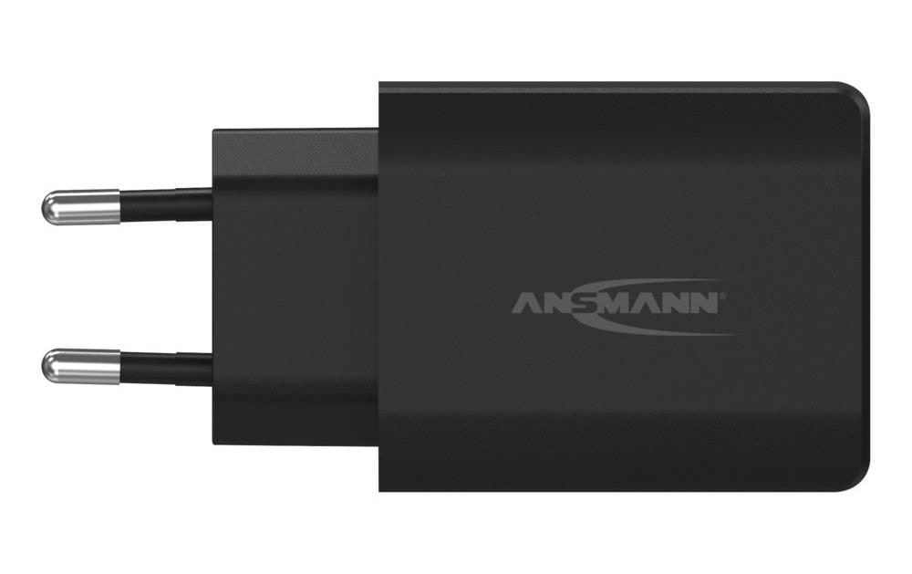 Ansmann HC218PD USB-Ladegerät 18 W – USB-A×1 – QC 3.0 – Schwarz