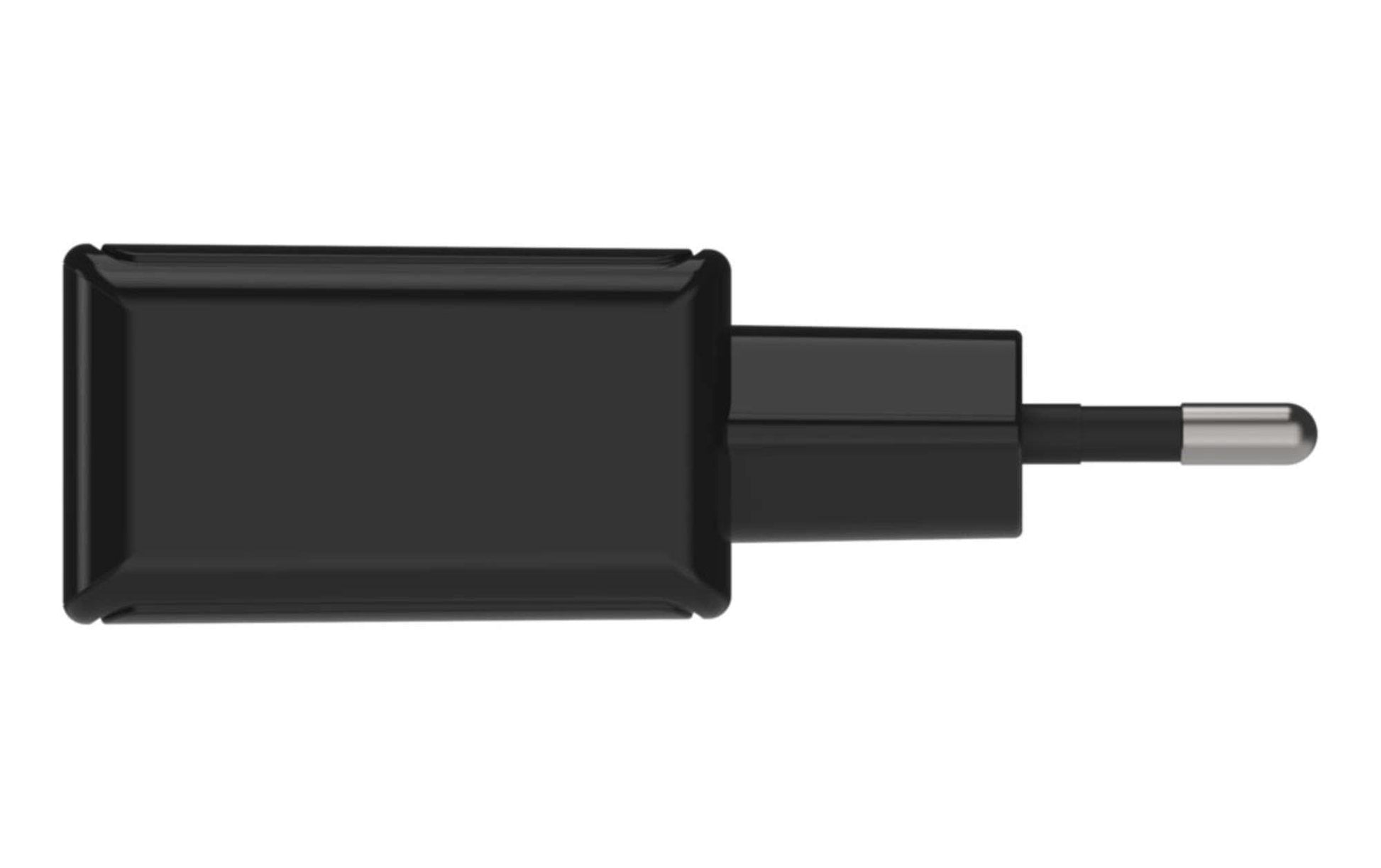 Ansmann HC218PD USB-Ladegerät 20 W – USB-C×1, USB-A×1 – PD, QC 3.0 – Schwarz