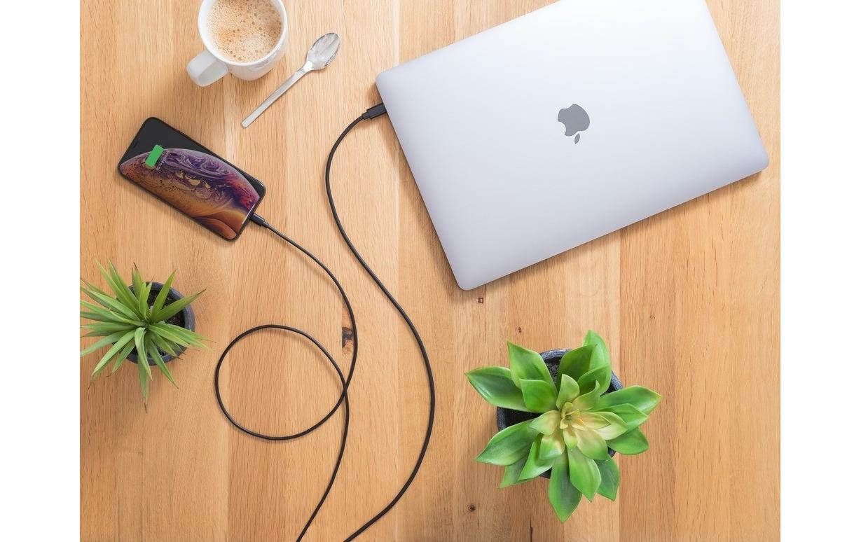 Ansmann Daten- & Ladekabel – USB-A auf Lightning 1,2 m, MFi zertifiziert – für iPhone/iPad