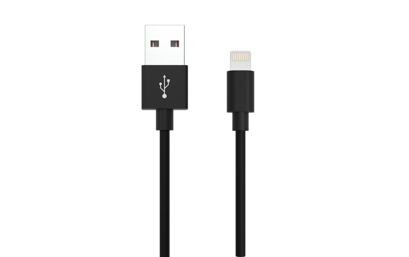 Ansmann Daten- & Ladekabel – USB-A auf Lightning 1,2 m, MFi zertifiziert – für iPhone/iPad