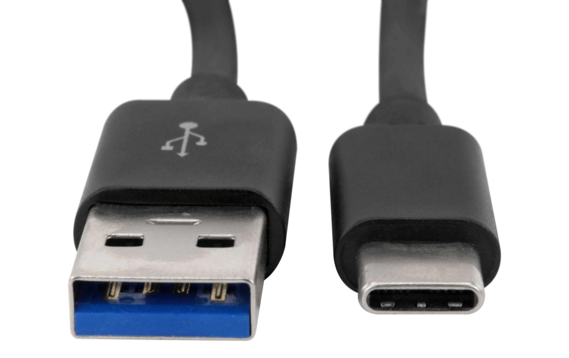 Ansmann USB-A auf USB-C Kabel – USB 3.2 Gen 1 (5 Gbit/s) – 1,2 m – TPE-Mantel, Aluminiumkontakte – Schwarz