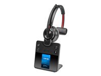 Poly Savi 8410 – Mono-Headset (On-Ear) – DECT/Bluetooth, ANC – Schwarz – für PC/Mac – bis 13 h