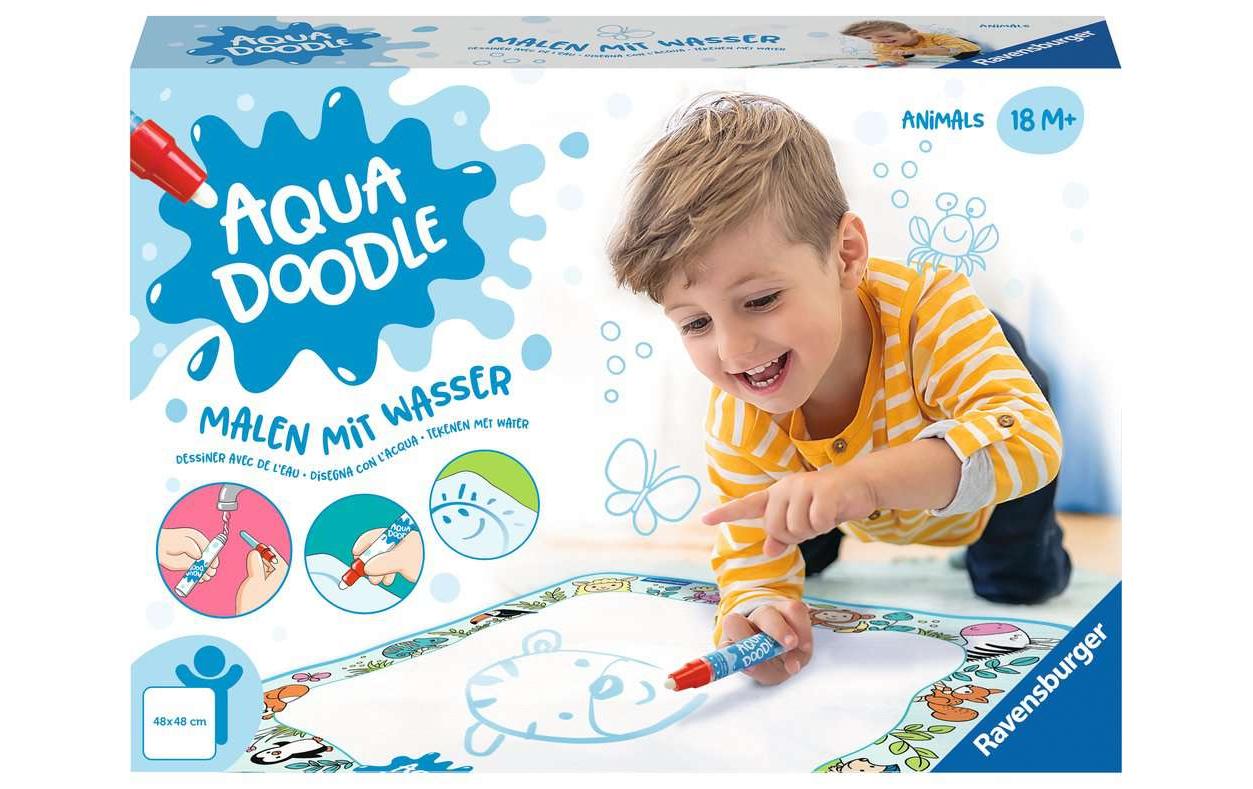 Ravensburger Aquadoodle Animals Malbuch – 50 × 50 cm – mehrfarbig
