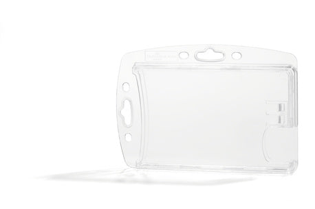 Durable Hartbox – für Betriebsausweise – 85 × 54 mm, Kunststoff, transparent – 10 Stück