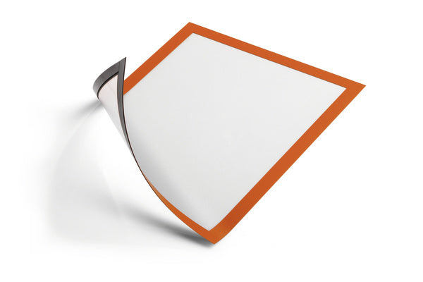 Durable DURAFRAME Magnetic Magnetrahmen – A4 – Orange – 5er-Pack