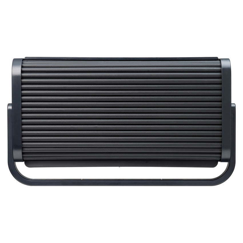 Helit the mobil box Hängemappen-Box A4 – für 25 Hängemappen, mit Rolloverschluss, 425 × 375 × 200 mm, schwarz