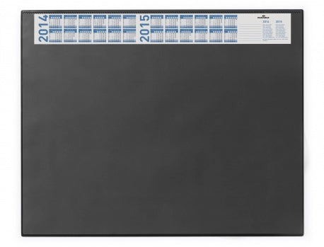 Durable Schreibtischunterlage 7204-01 – 650 × 520 mm, Schwarz, Rutschfest
