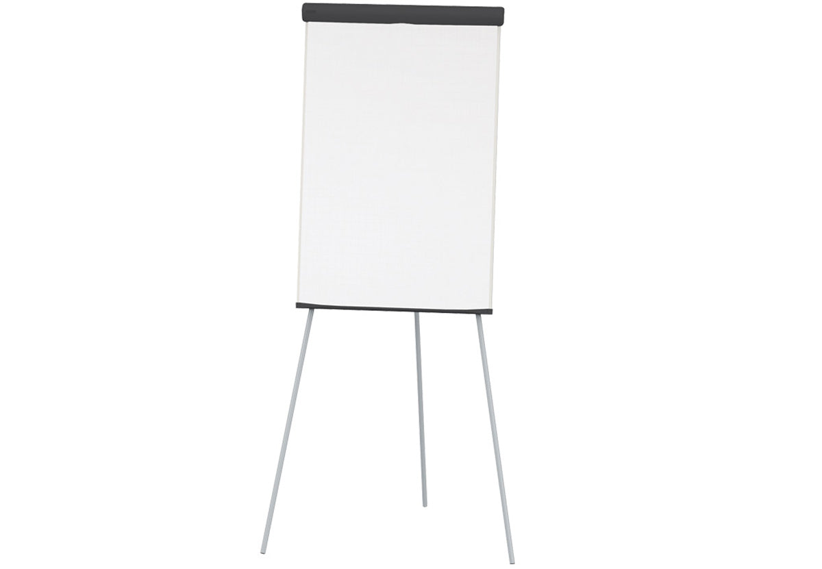 MAUL Standard Flipchart – 66 × 97 cm, weiss, Metall