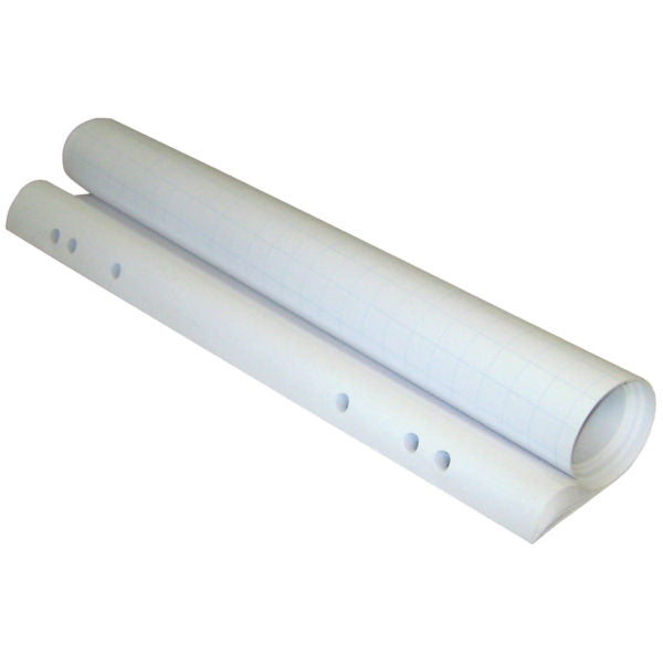 Franken Flipchart-Block F2120 – 68 × 98 cm, 20 Blatt/Block, 5 Blöcke, blanko, weiss, Papier, mit Lochung