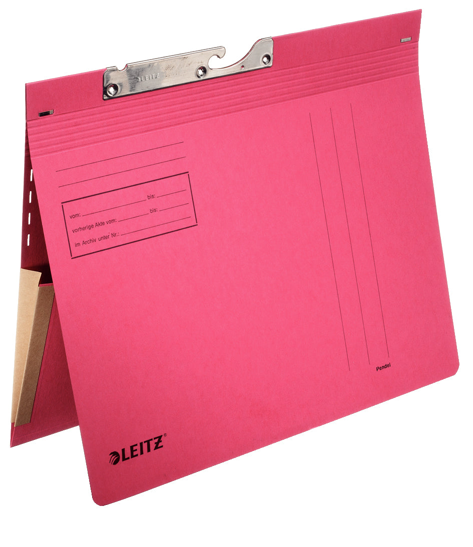 Leitz Hängehefter – für A4, 1-teilig, Rot, Karton, 50 Stk.