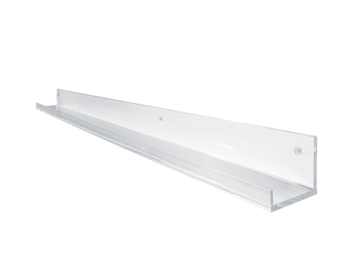 Sigel Wandregal Acryl, schwebend – Wandmontage – 100 × 5 × 7 cm – 10 kg – transparent – 1 Stk.