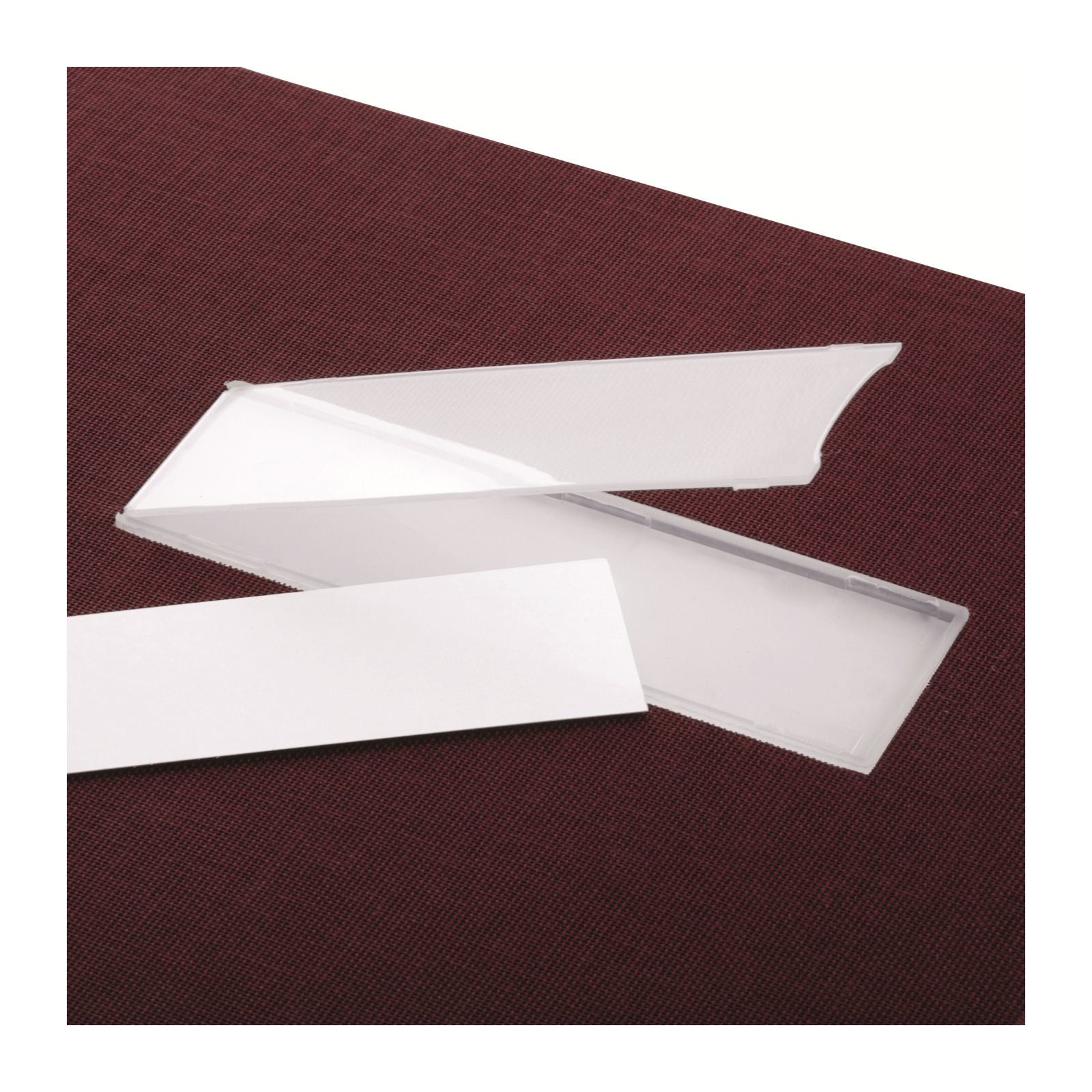 Pagna Unterschriftenmappe, für A4, 5-teilig, Namensschild – Karton/Stoff – Rot