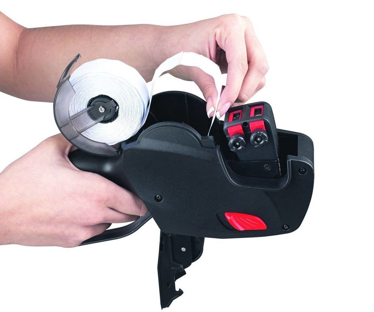 Avery Zweckform Preisauszeichner 2-zeilig – Handgerät, Kunststoff, Weiss