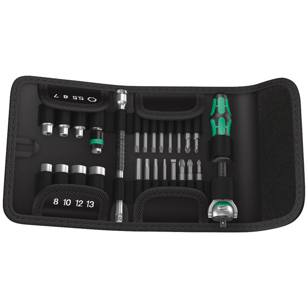 Wera Kraftform Kompakt Zyklop Speed – Knarrensatz, 26-teilig, 5,5/6/7/… mm, Etui, 05051045001
