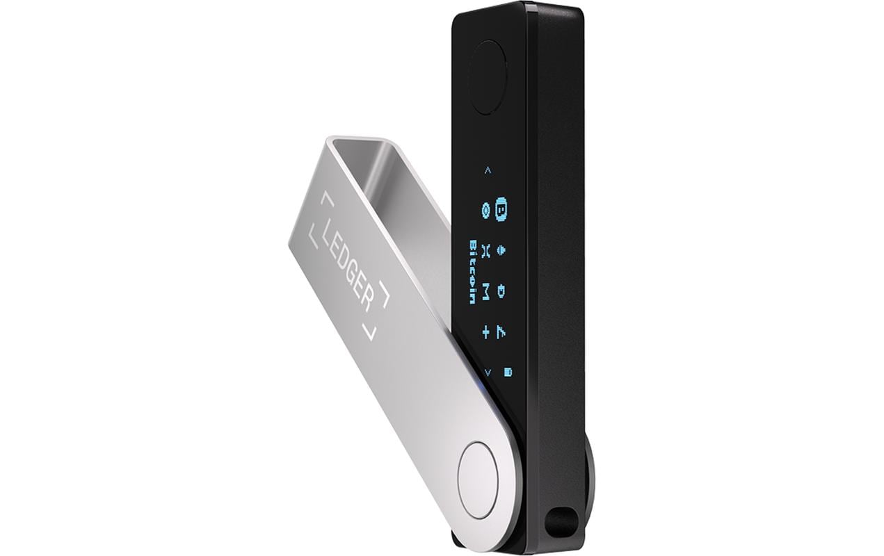 Ledger Nano X USB-Stick – Bluetooth + USB Typ-C, OLED-Display
