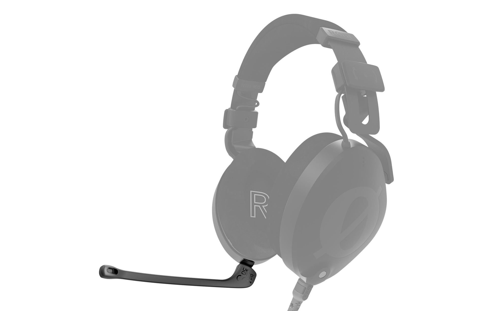RØDE NTH-100M – Duo Headset Over-Ear – 6,3 mm Klinke, Abnehmbares Mikrofon – Schwarz – für PC