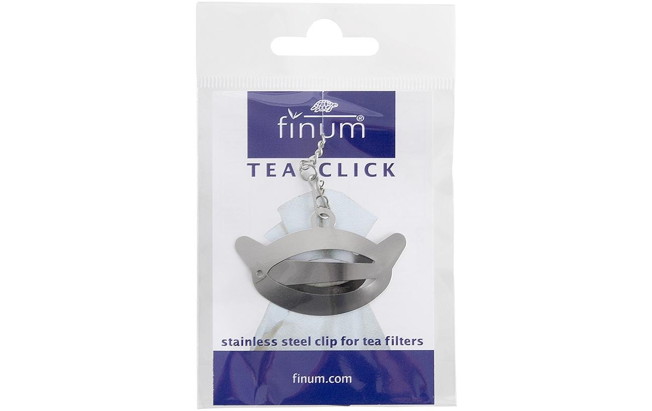 Finum Tea Click – Teesieb, Edelstahl, Silber