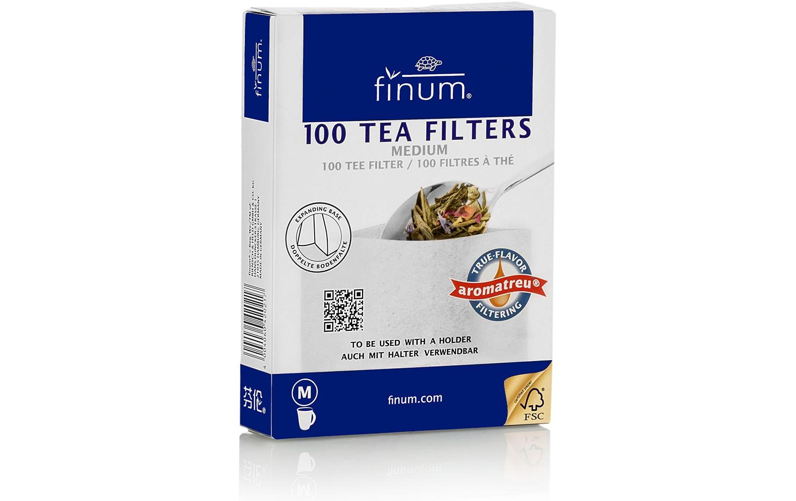 Finum Teefilter (Einweg) Grösse M, 100 Stk., Papier