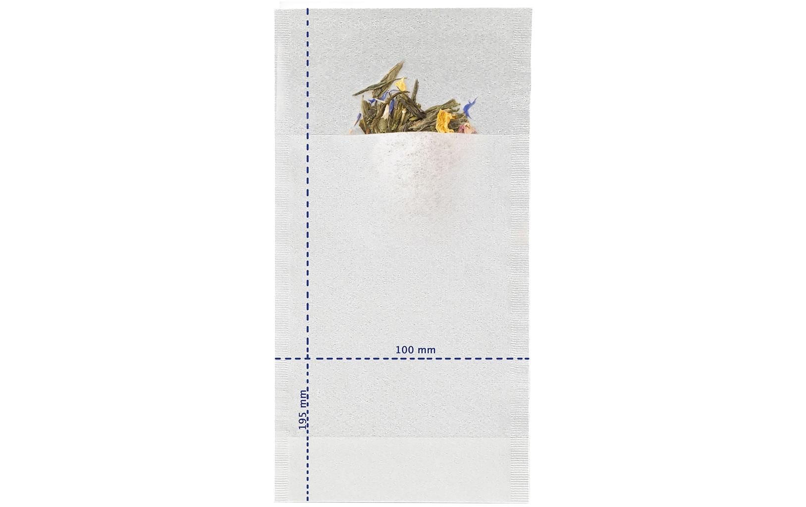 Finum Teefilter (Einweg) XL, 10,2 × 19,5 cm, 60 Stk., Papier