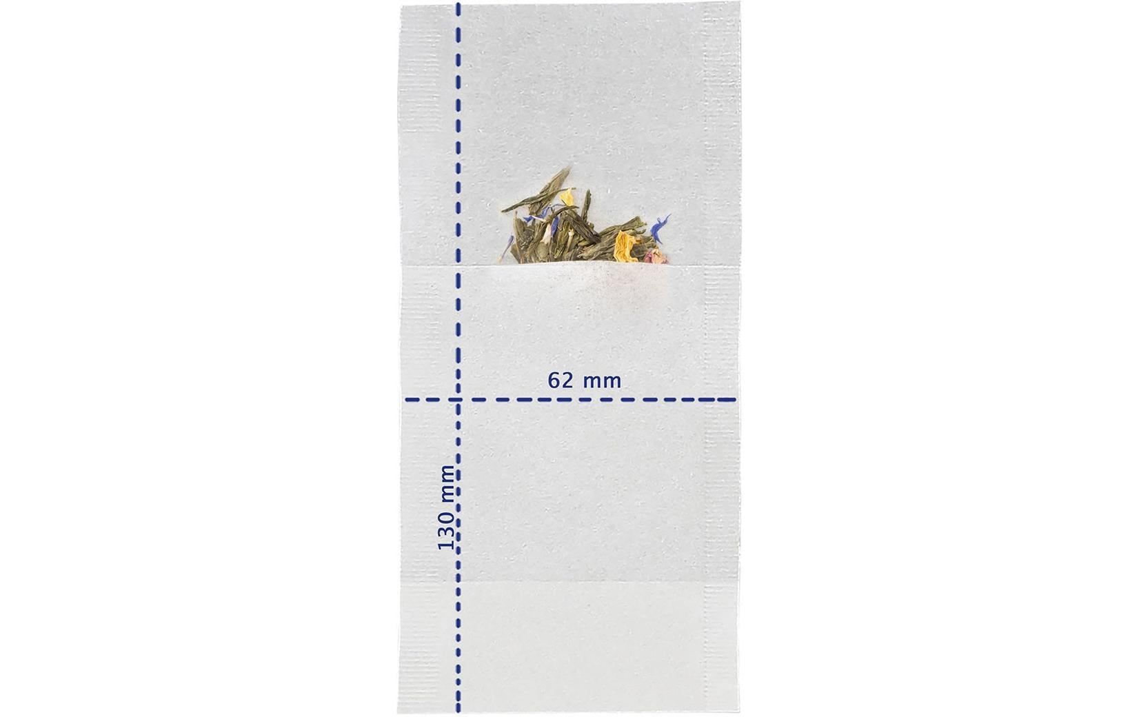 Finum Teefilter (Einweg) 6,0 × 13,0 cm, 100 Stk., Papier