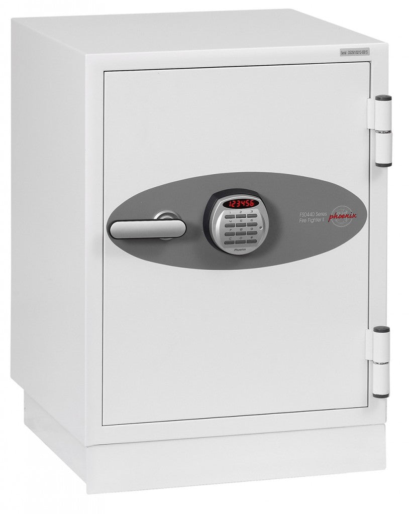 Phoenix Safe Co. Phoenix Feuerschutzbox Fire Fighter II FS0441E – Elektronikschloss – 63 l – Feuerschutz 90 min – Bodenmontage