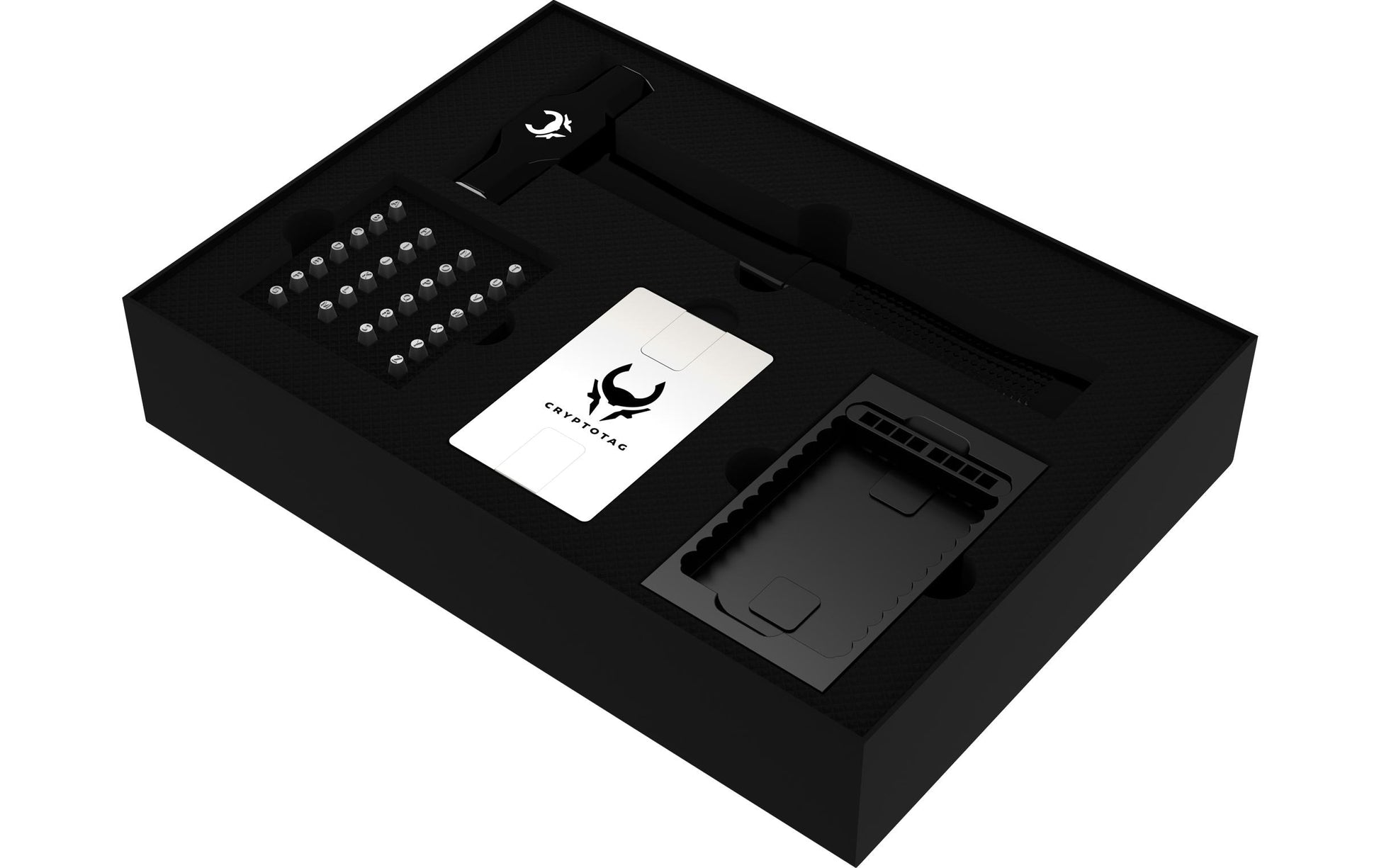 Cryptotag Thor Starter Kit Speichergerät – Silber, für Crypto Wallets (universal)