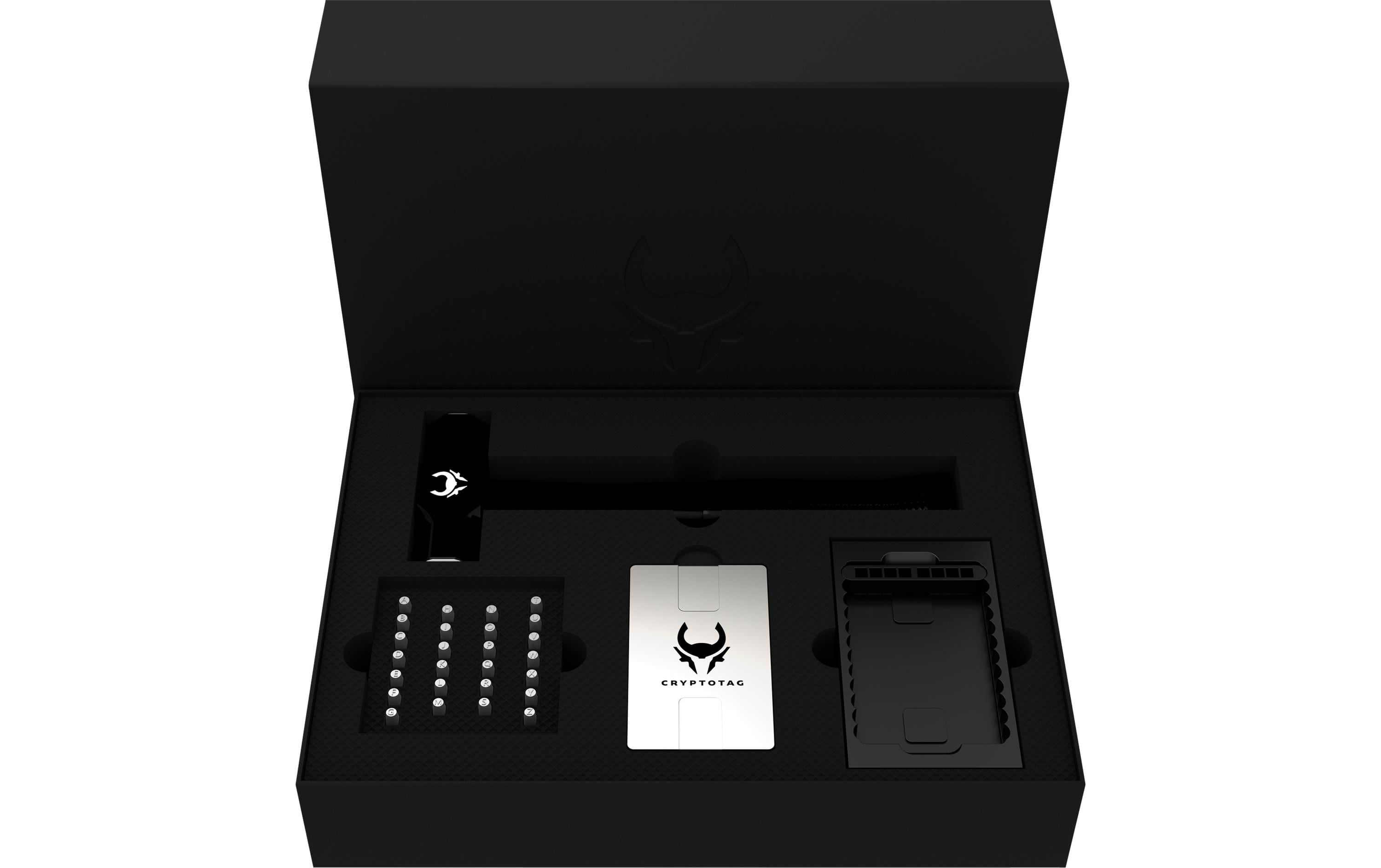 Cryptotag Thor Starter Kit Speichergerät – Silber, für Crypto Wallets (universal)