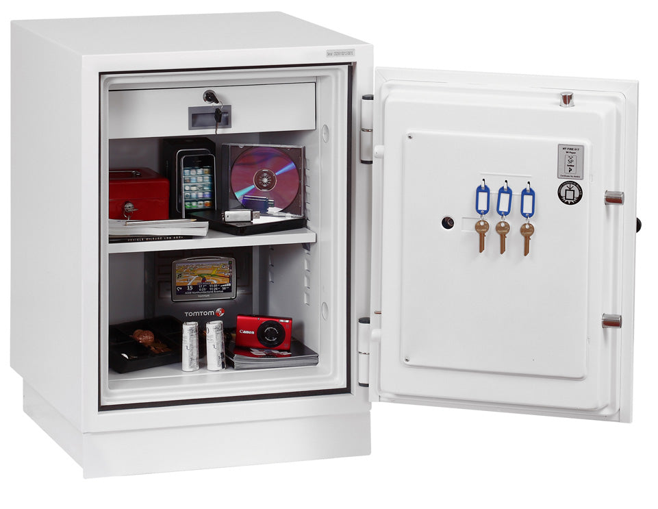 Phoenix Safe Co. Phoenix Feuerschutzbox Fire Fighter II FS0441E – Elektronikschloss – 63 l – Feuerschutz 90 min – Bodenmontage