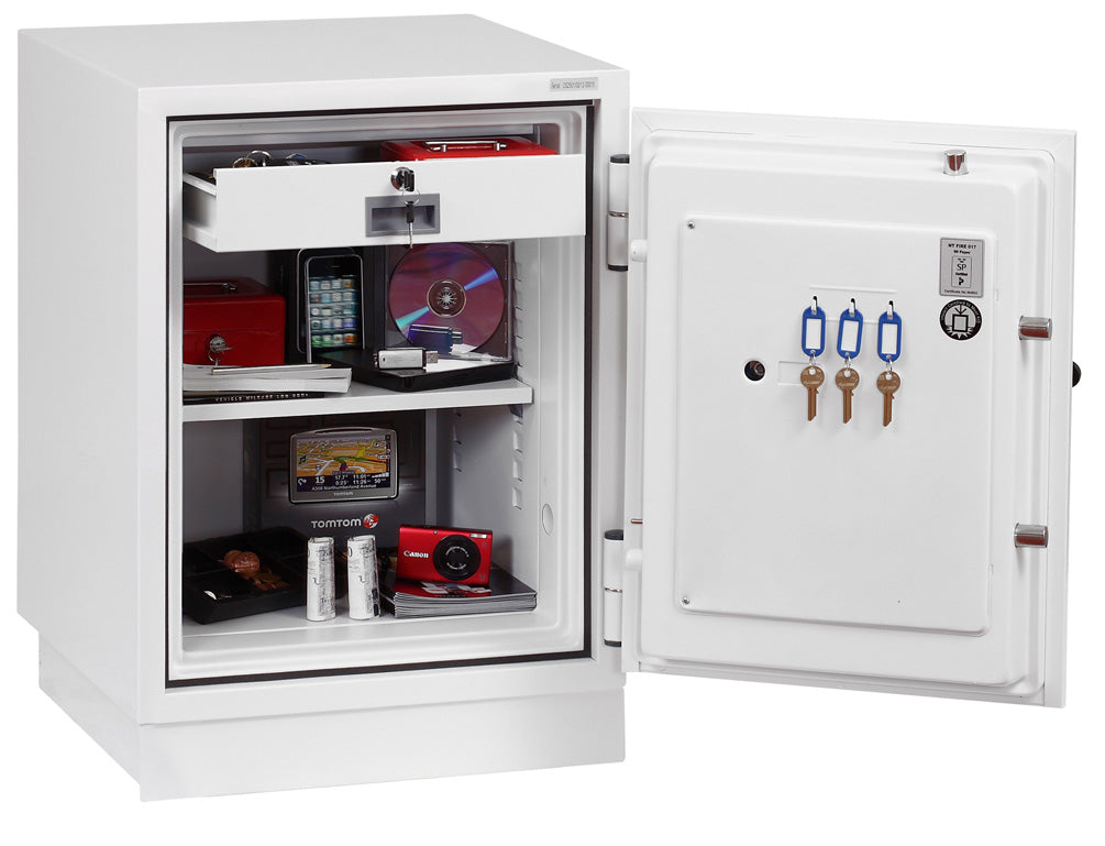 Phoenix Safe Co. Phoenix Feuerschutzbox Fire Fighter II FS0441E – Elektronikschloss – 63 l – Feuerschutz 90 min – Bodenmontage