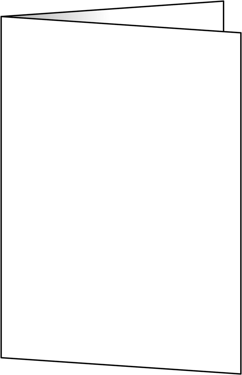 Sigel Faltkarten A5 (148 × 210 mm), 185 g/m², hochweiss, Edelkarton, vorgefalzt – für Inkjet, Laser, Kopierer