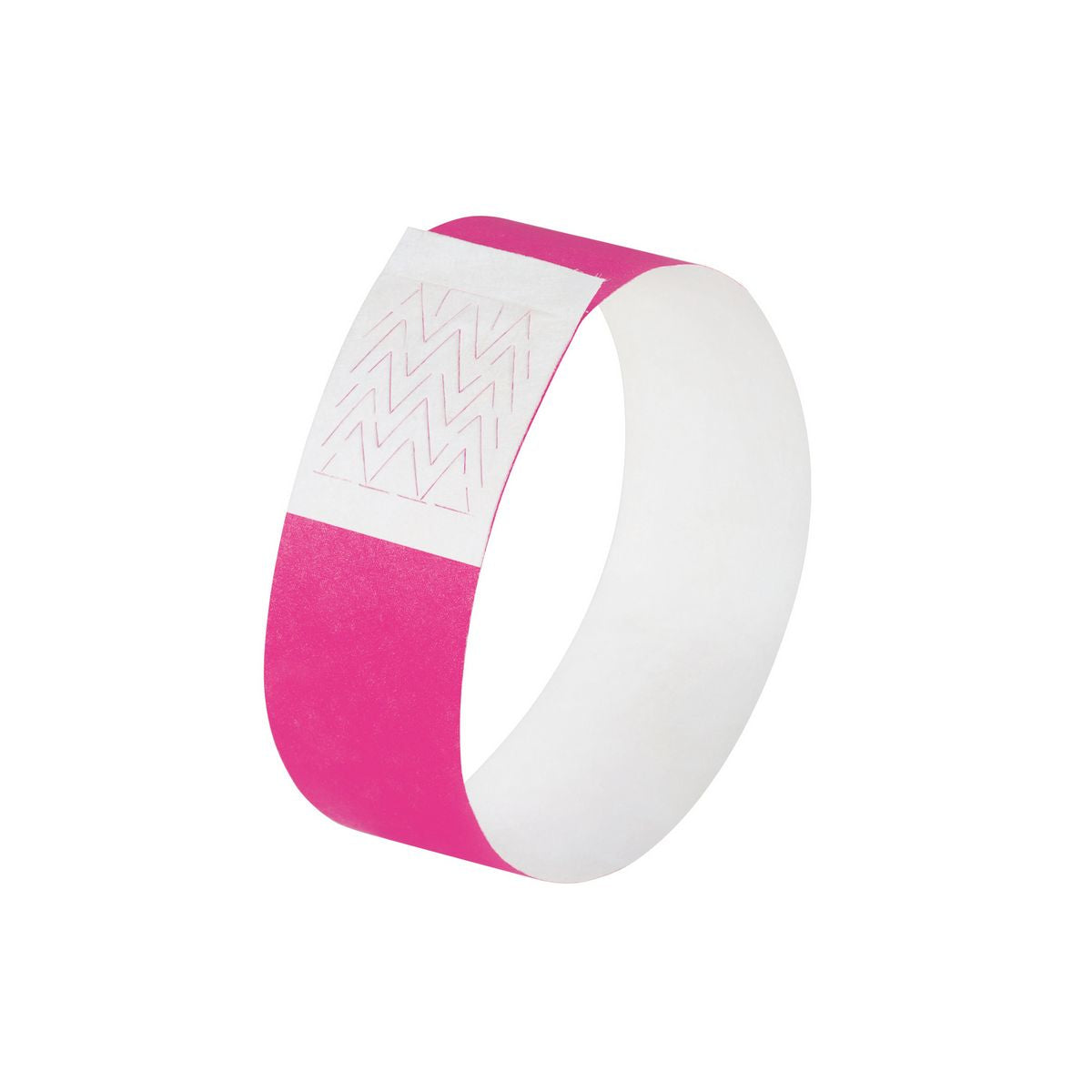 Sigel Event-Armband – 25 × 255 mm, neonpink, Kunststoff, fortlaufend nummeriert – 120 Stk