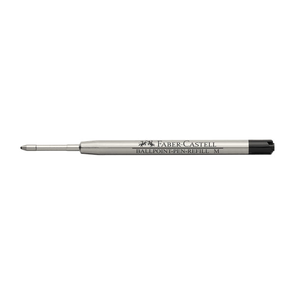 Faber-Castell Kugelschreiber-Mine – Schwarz, M, dokumentenecht, geruchsarm