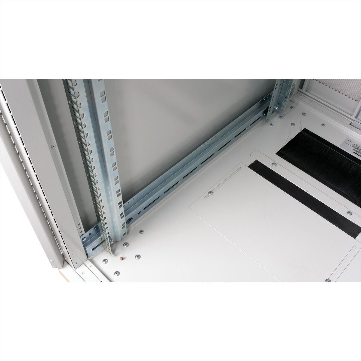 ROLINE Pro – 19" Netzwerkschrank 42U, IP20, abschliessbar, 600 × 1000 × 1970 mm, lichtgrau, Stahl
