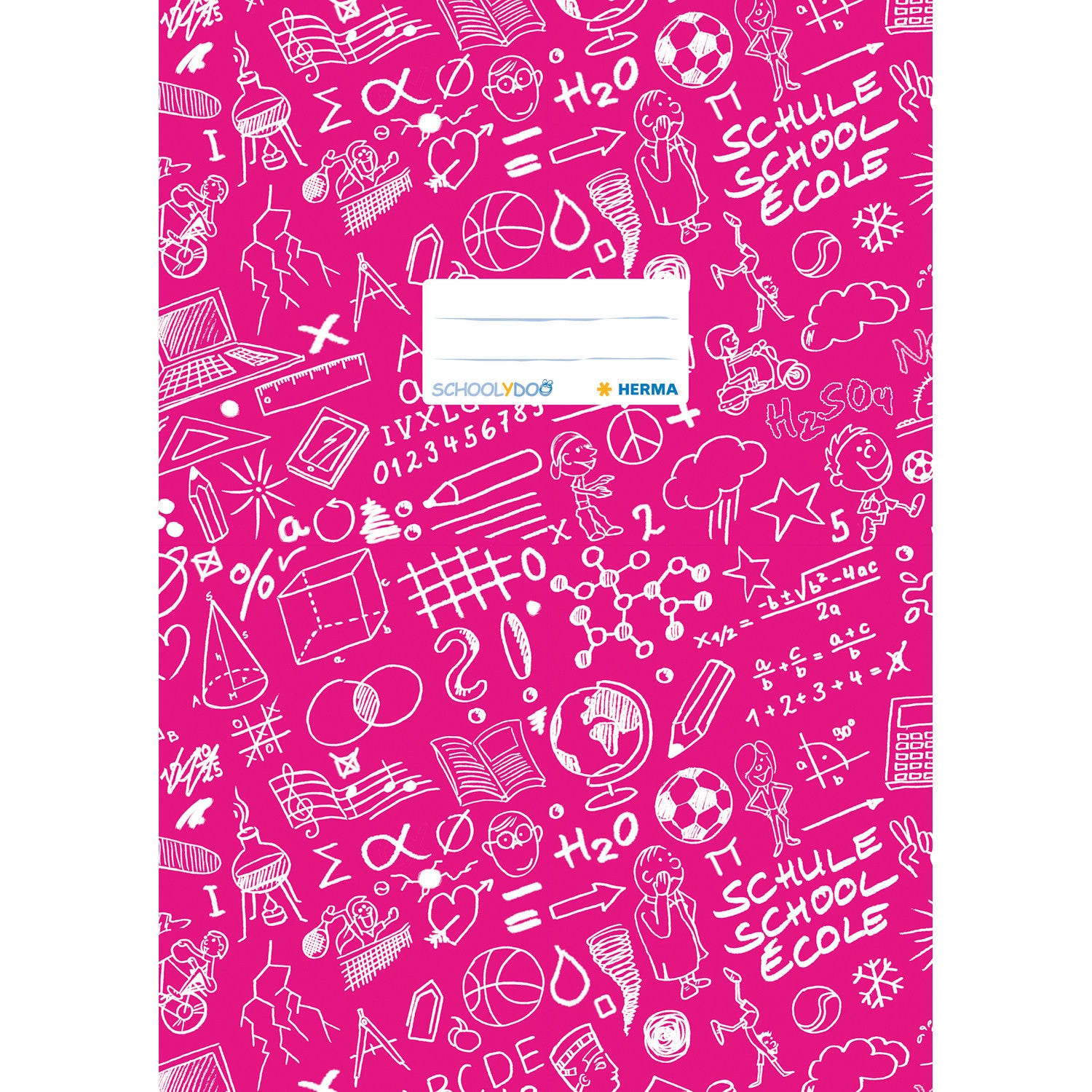 HERMA Ablageprodukt – Kunststoff, mit Beschriftungsfeld, Pink, 428×306 mm