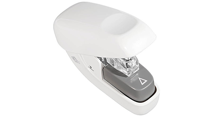 Wedo MINI 1272000 – Hefter, 5 Blatt, klammerlos, weiss
