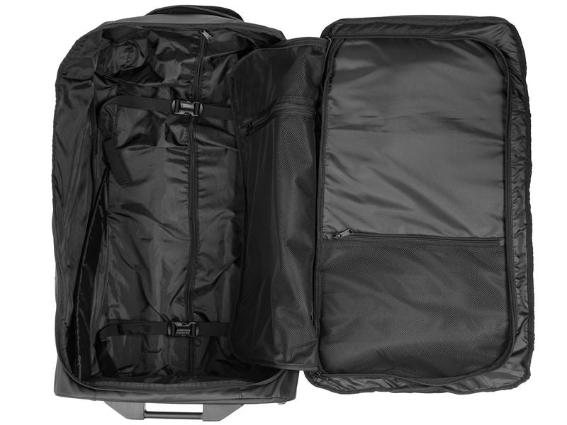 KOOR Trolley – 90 l, Weichschale rPET, 2 Rollen, Schwarz, 39 × 75 × 32 cm