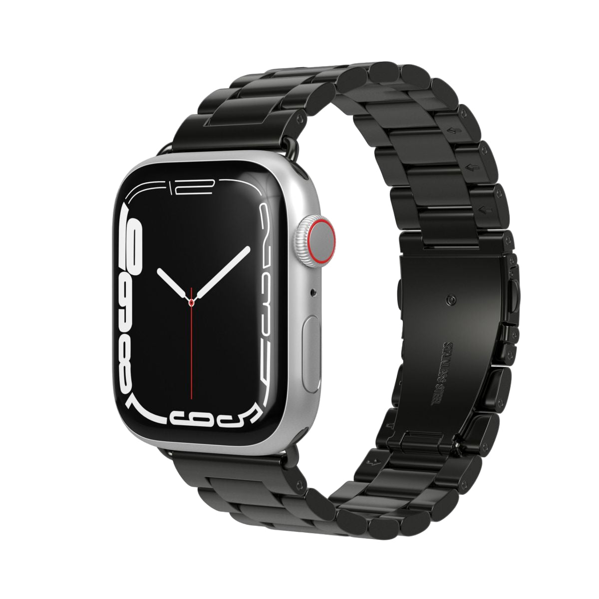 Vonmählen Link Bracelet 1 – Armband – für Apple Watch 38/40/41 mm, Schwarz, Edelstahl