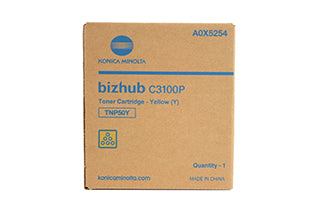 Konica Minolta TNP-50Y Gelber Toner – Original – 5'000 Seiten – für Konica Minolta Bizhub C3100P