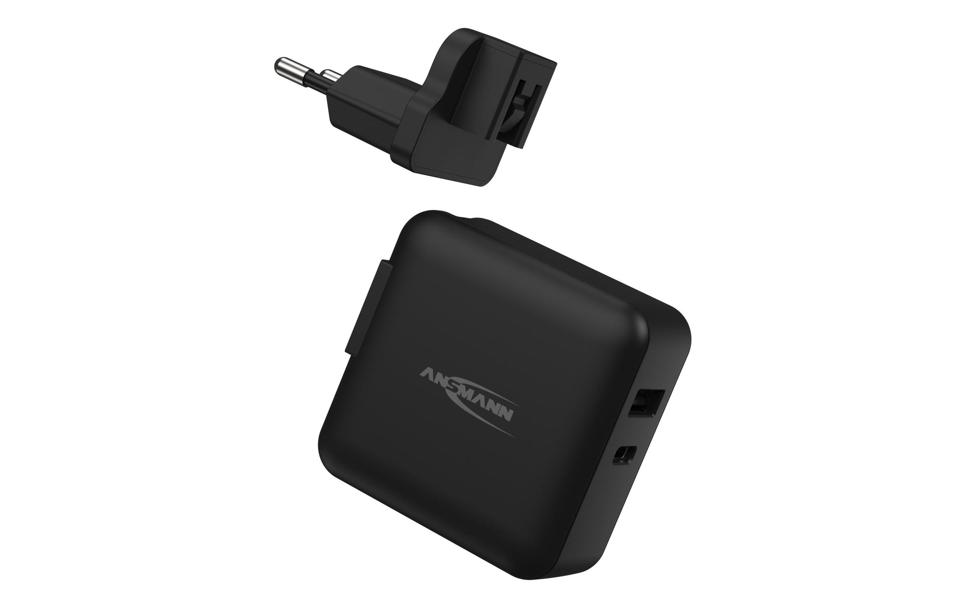 Ansmann Travel Charger TC230PD USB-Wandladegerät 30 W – USB-C×1, USB-A×1 – Schwarz