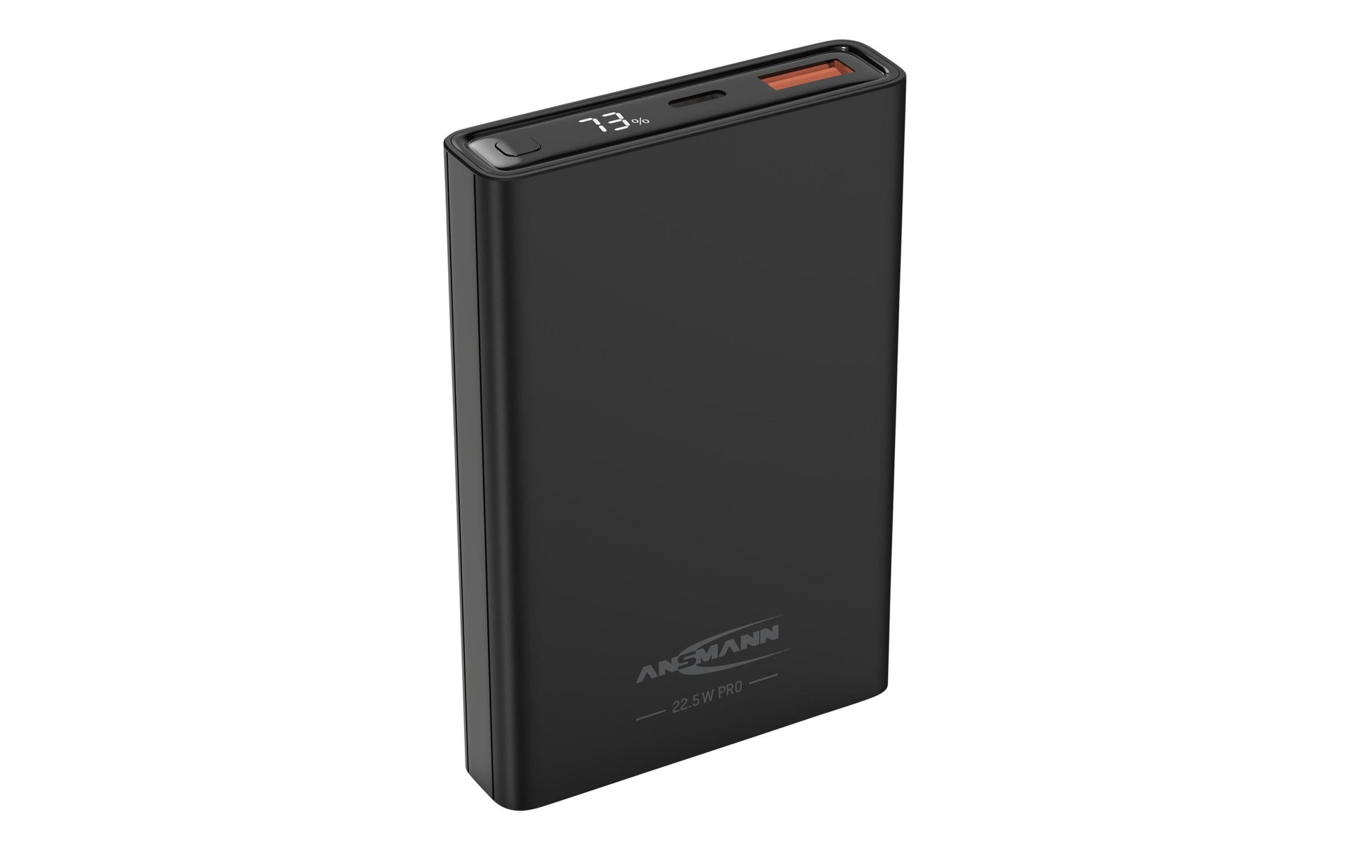 Ansmann PB222PD Powerbank 10'000 mAh – 22,5 W PD, 1× USB-C, 1× USB-A, schwarz