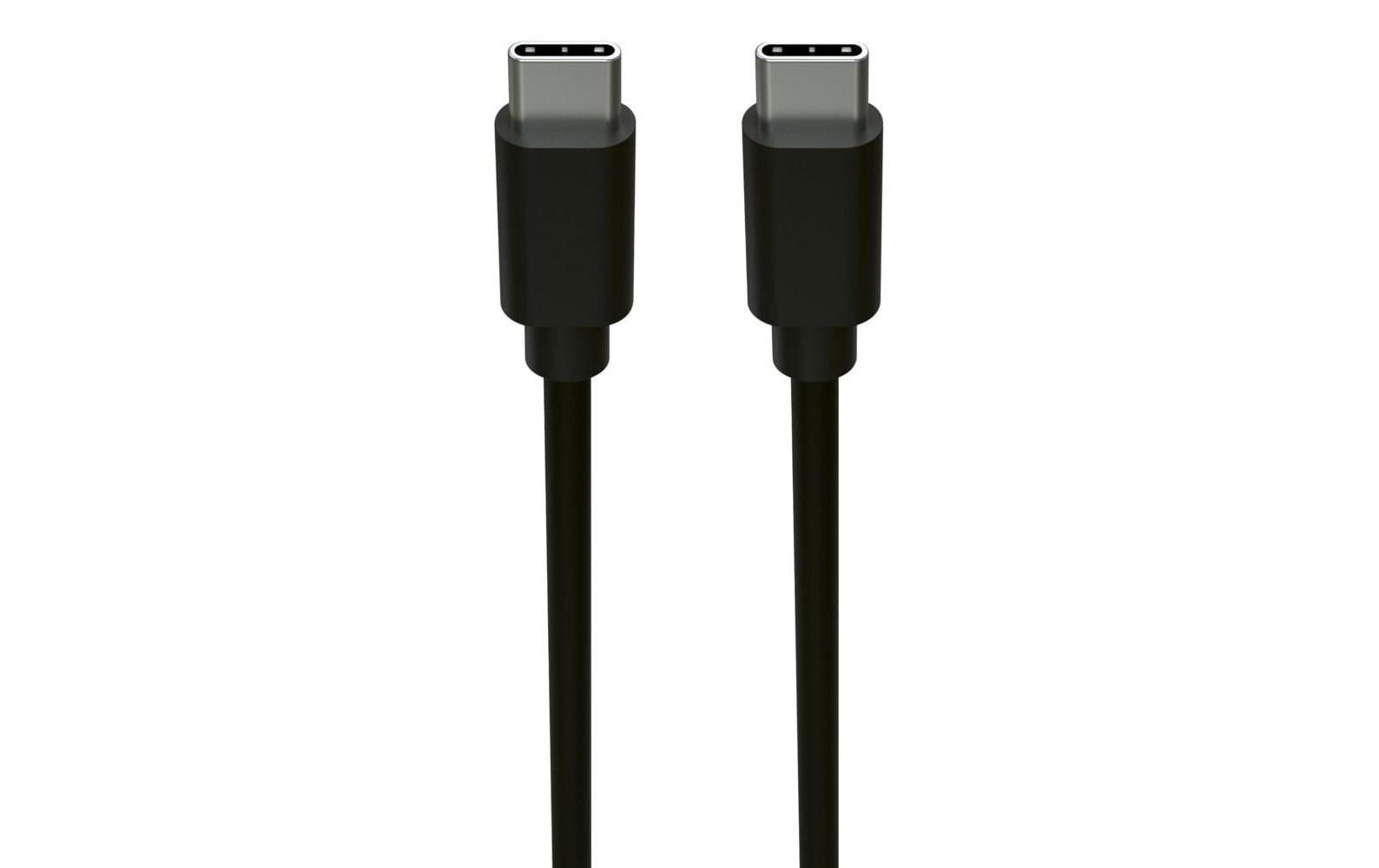 Ansmann USB-C auf USB-C Kabel – USB 3.2 Gen 1 (5 Gbit/s) – 1,2 m – TPE-Mantel – Schwarz