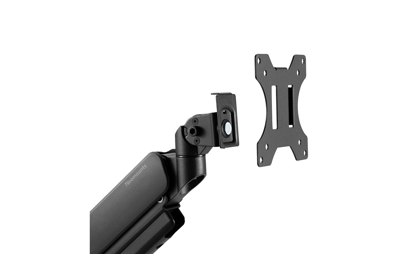 Neomounts DS70 DS70-450BL1 – Monitorarm, 1 Monitor, bis 42", Gasfeder, 180°-Stop, Schwarz