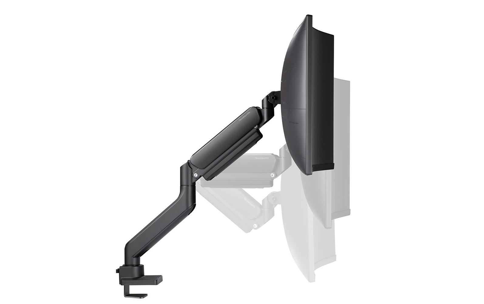 Neomounts DS70 DS70-450BL1 – Monitorarm, 1 Monitor, bis 42", Gasfeder, 180°-Stop, Schwarz