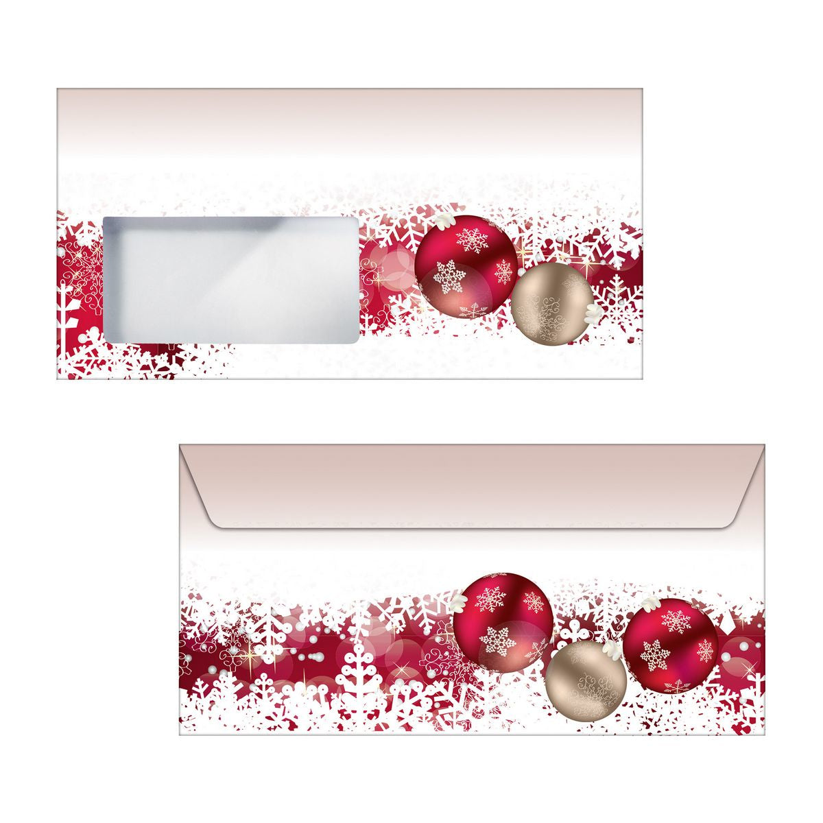 Sigel Weihnachts-Couvert C5/6, mit Fenster, mehrfarbig, 90 g/m²