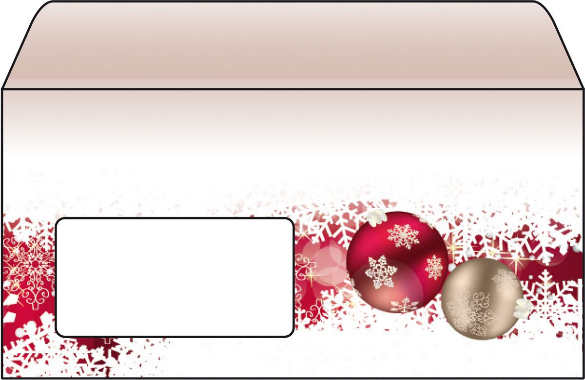 Sigel Weihnachts-Couvert C5/6, mit Fenster, mehrfarbig, 90 g/m²