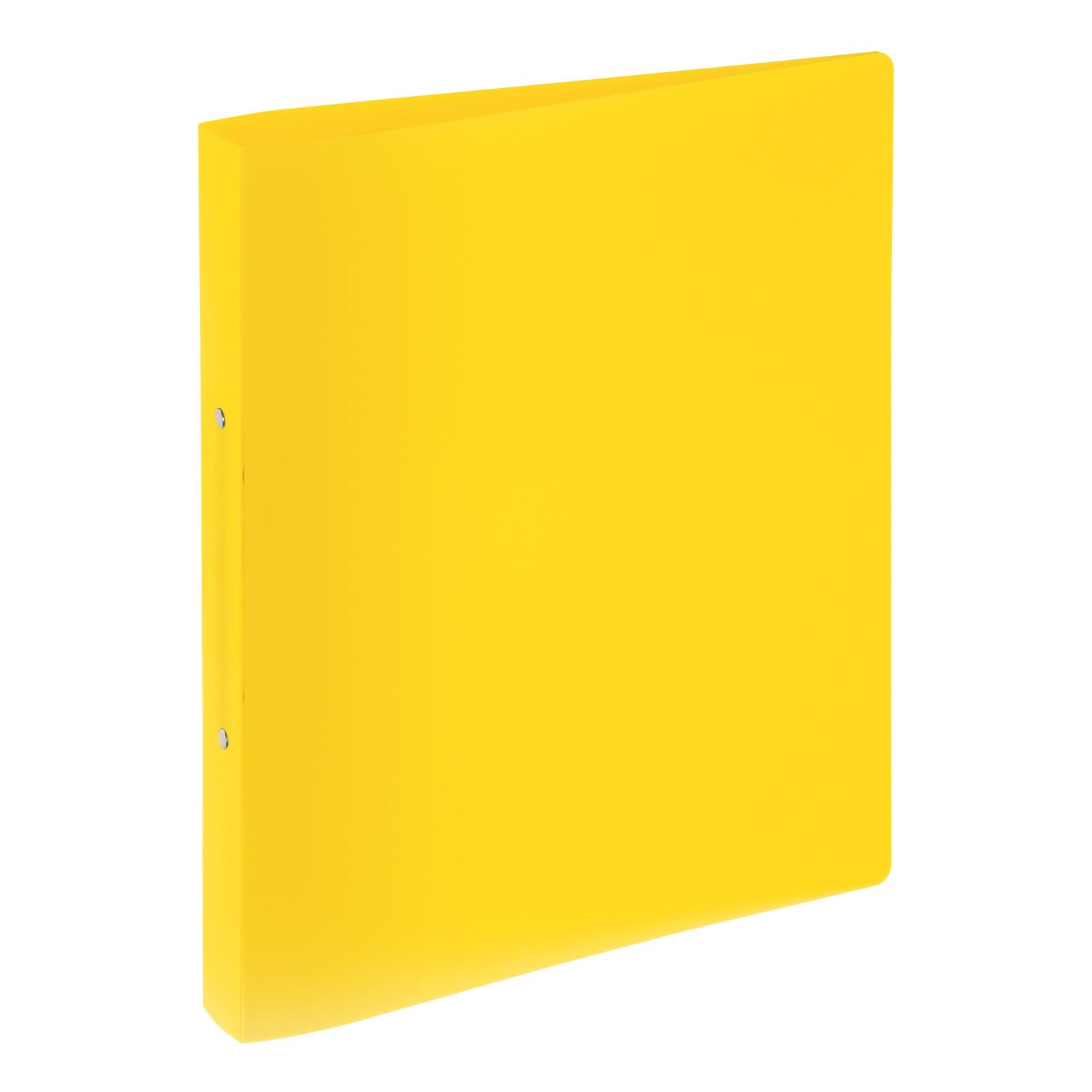 Pagna Ringbuch – 2 O-Ringe Ø 25 mm – für A4 – Rückenbreite 3,6 cm – Gelb