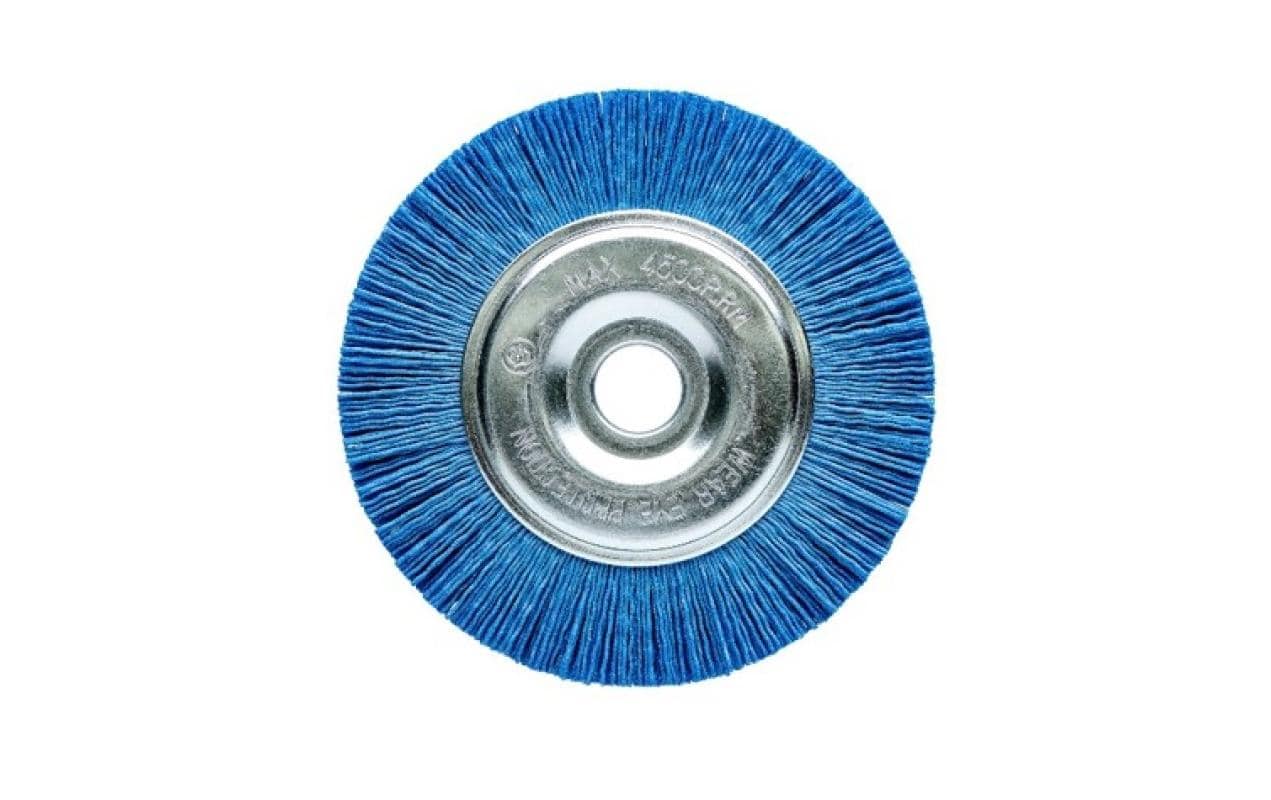 GLORIA Fugenbürste – Ø 10 cm, Nylon, Blau, für GLORIA MultiBrush & WeedBrush