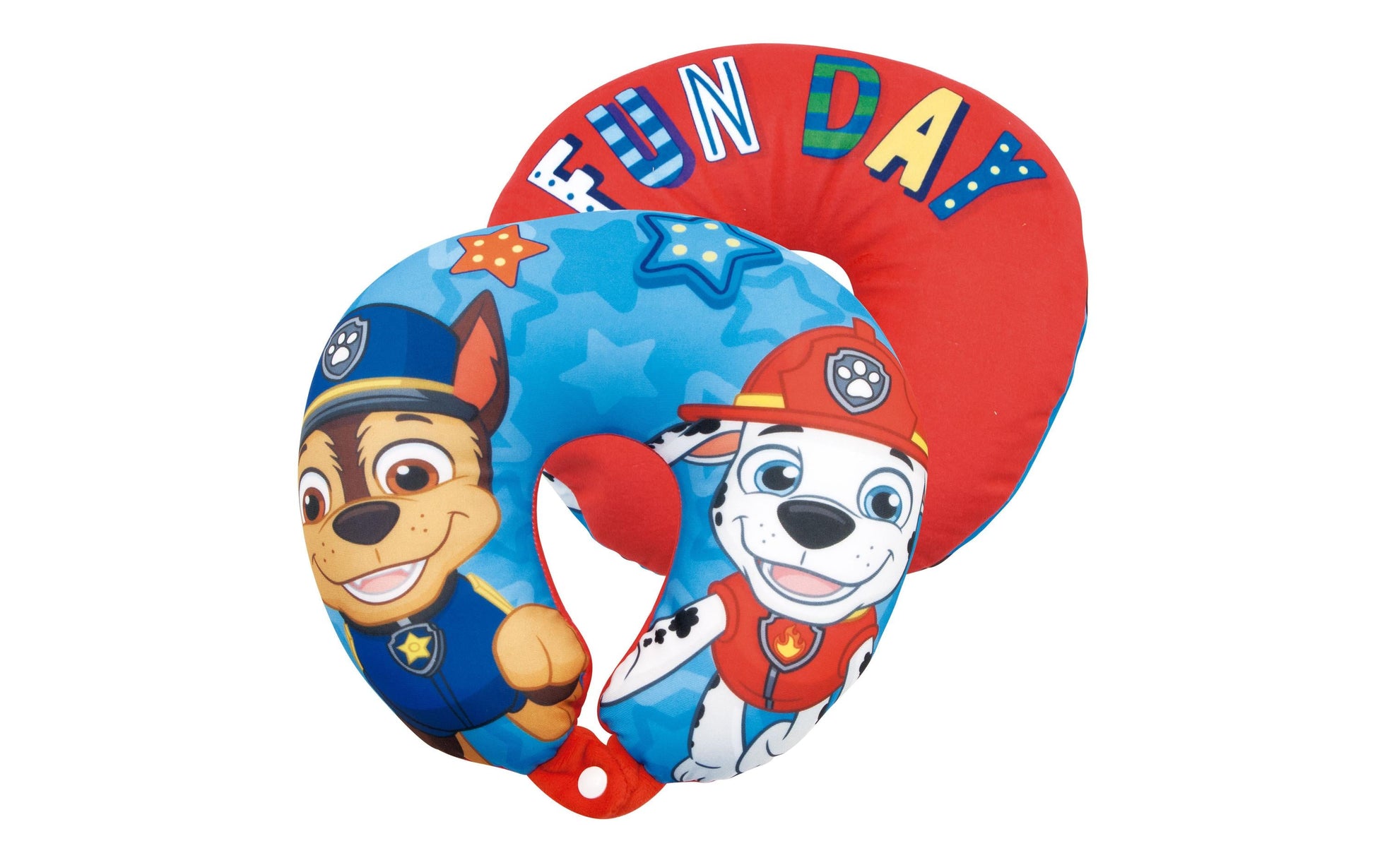 Arditex Reisekissen – für Kinder (ab 3 J.) – für Auto – 280×60×280 mm – Mehrfarbig – Baumwolle – Paw Patrol